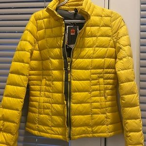 Yellow Brekka Real Down Jacket NWT